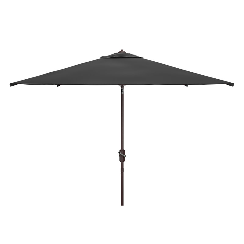 Parasol de marché carré 90 po Lealia, Noir