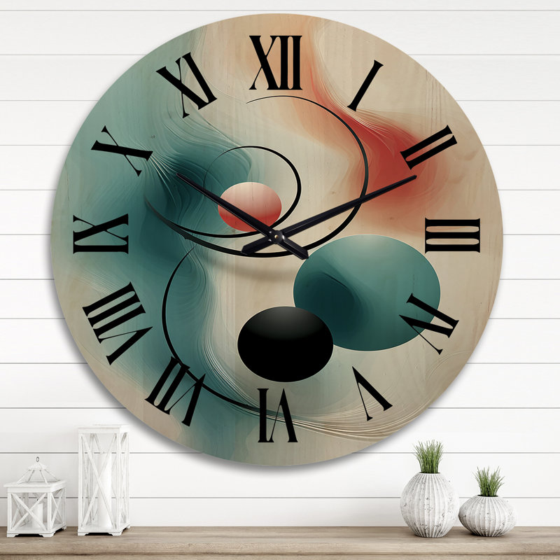 Pocklington Solid Wood Wall Clock, Extra Large