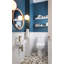 Liberty 370mm x 180mm White Ceramic Rectangular Wall Hung Basin Bathroom Sink