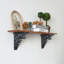 Supports à corbeaux en bois rétro vintage pour tablette, supports en bois de ferme, décoration murale-1258957596
