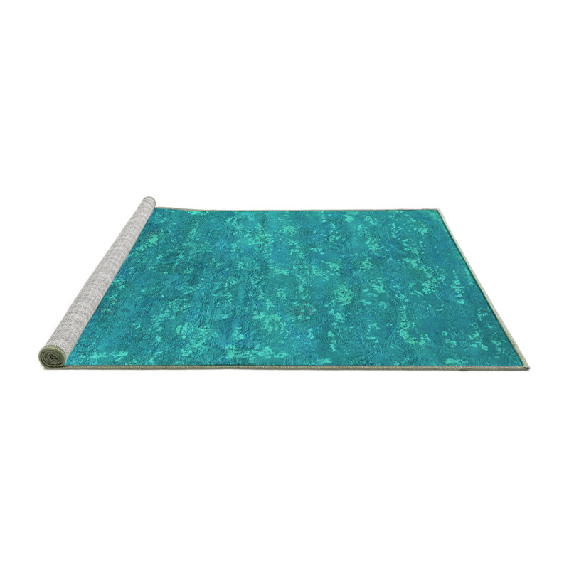 Eumeka Performance Oriental Indoor Rug, Square 5'