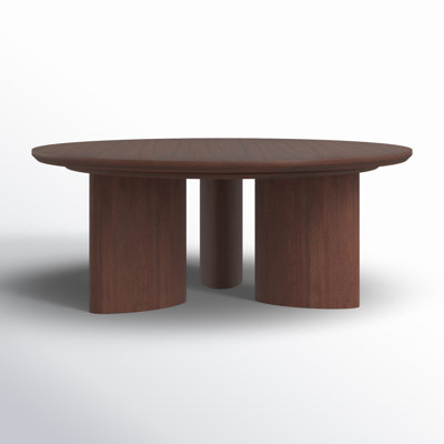 Caya Round Wood Coffee Table