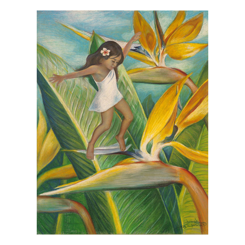 Flower Fairy by Chen Xiaoping - Single Picture Frame Print