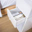 26cm W Manufactured Wood Bedside Table