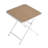Holiday- 4Pcs Stackable PP Armchair For Indoor/Outdoor Use -Ergonomic Slatted Back With Modern Folding Indoor/Outdoor Multi-Functional Square Table- PP Tabletop With Metal Legs-966069926