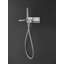 Acquaco Linki Tek Wall Mount Four-Hole Bathtub Faucet with Hand Shower with 8-3/8'' Spout Reach-803454699