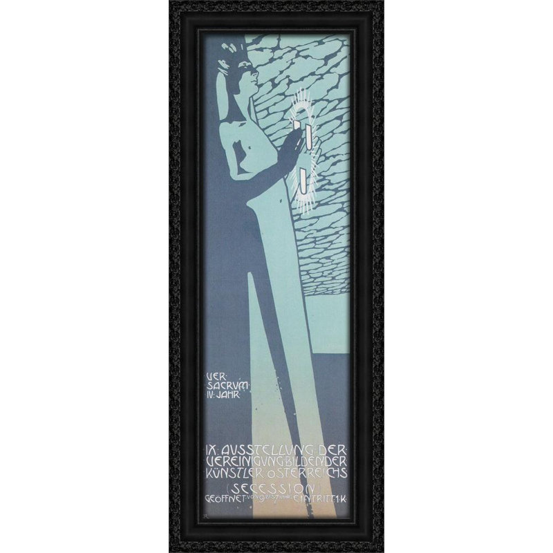 Plakat zur Ausstellung der Viennaer Secession (1901), H 32 po x l 13 po