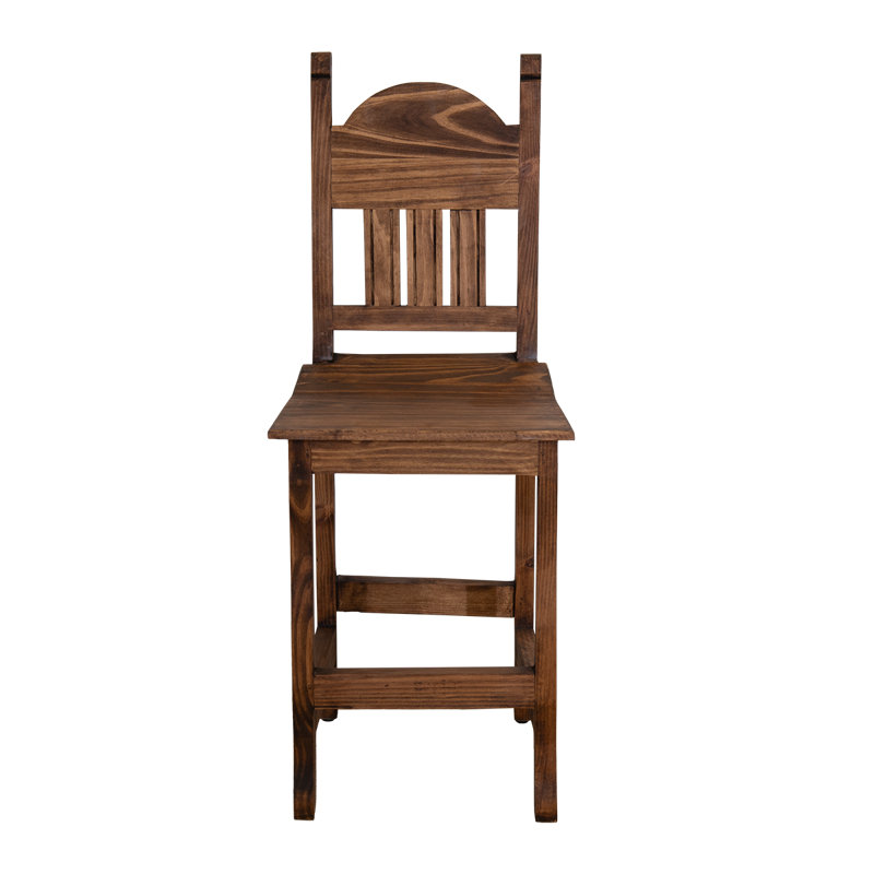 Tabouret de bar avec siège en bois, Noyer, Tabouret de bar (siège d’une hauteur de 30 po)