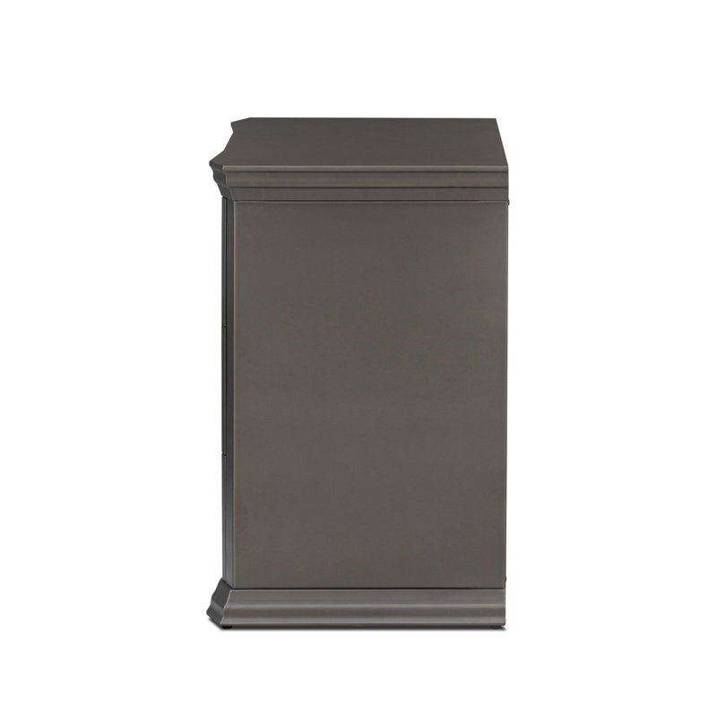 Talese Nightstand-Smooth Bronze
