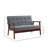 Davione Upholstered 45'' Loveseat