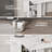 Folding Dining Table On Locking Wheels With Storage (White)