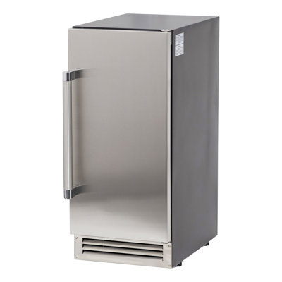 West Bend Built-In Or Freestanding Ice Maker, 15", In Stainless Steel