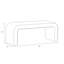 Banc Holland Holland de Scalamandre fabriqué par le banc Fabric & Company-90639437