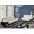 Similicuir blanc / noir est en rupture de stock