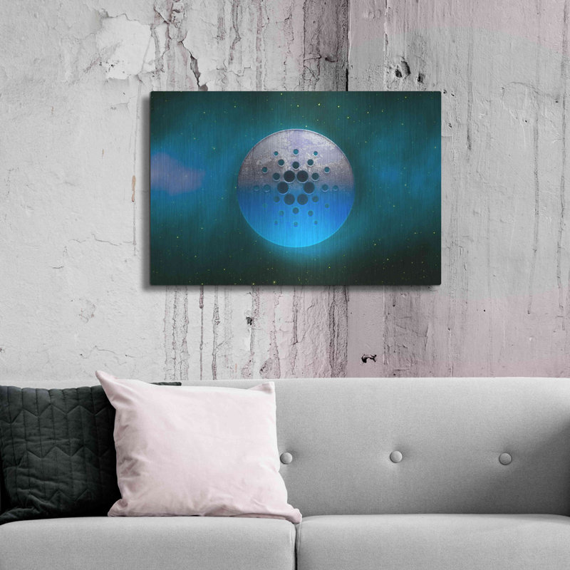 "Cosmic Crypto Cardano" par Valentyn Artemenko, H 24 po x l 36 po