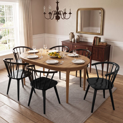 Chaise en bois massif Mayani