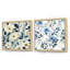 Coastal Elegance V - Ensemble de 2 collages carrés floral et botanique-764748197-764748199