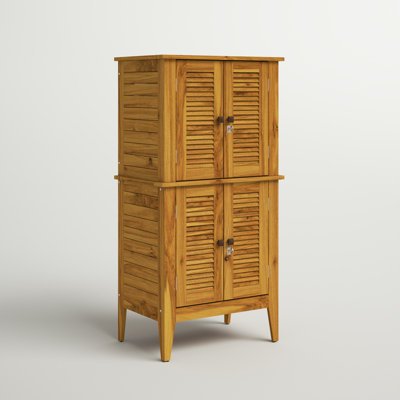 Armoire en bois massif Anjenette 195,05 gallons