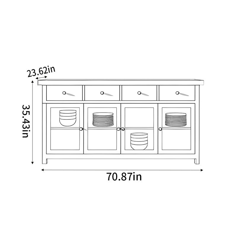 Îlot de cuisine rétro élégant et polyvalent adapté aux salles à manger de cuisine