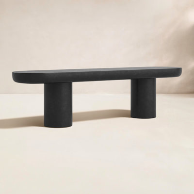 Ansel Stone Garden Bench