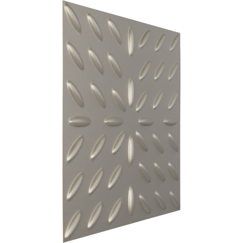 Panneau mural décoratif 3D Blaze 19 5/8 po x H 19 5/8 po EnduraWall, métallique (couvre 2,67 pieds carrés)