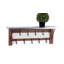 9 - Hook Wall Mounted Coat Rack