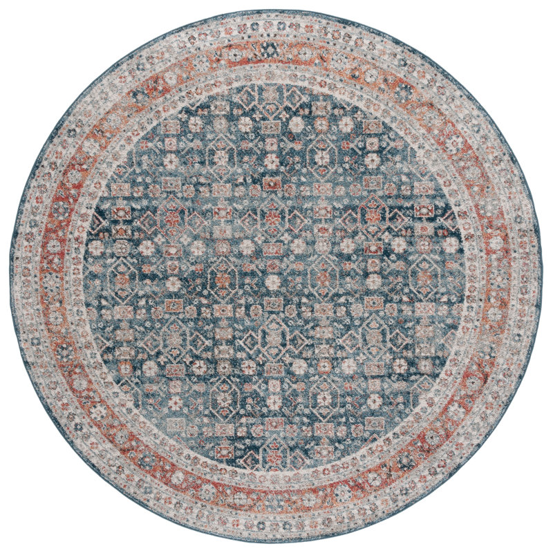 Tapis oriental performance Kon Tabriz, Rond 6 pi 7 po