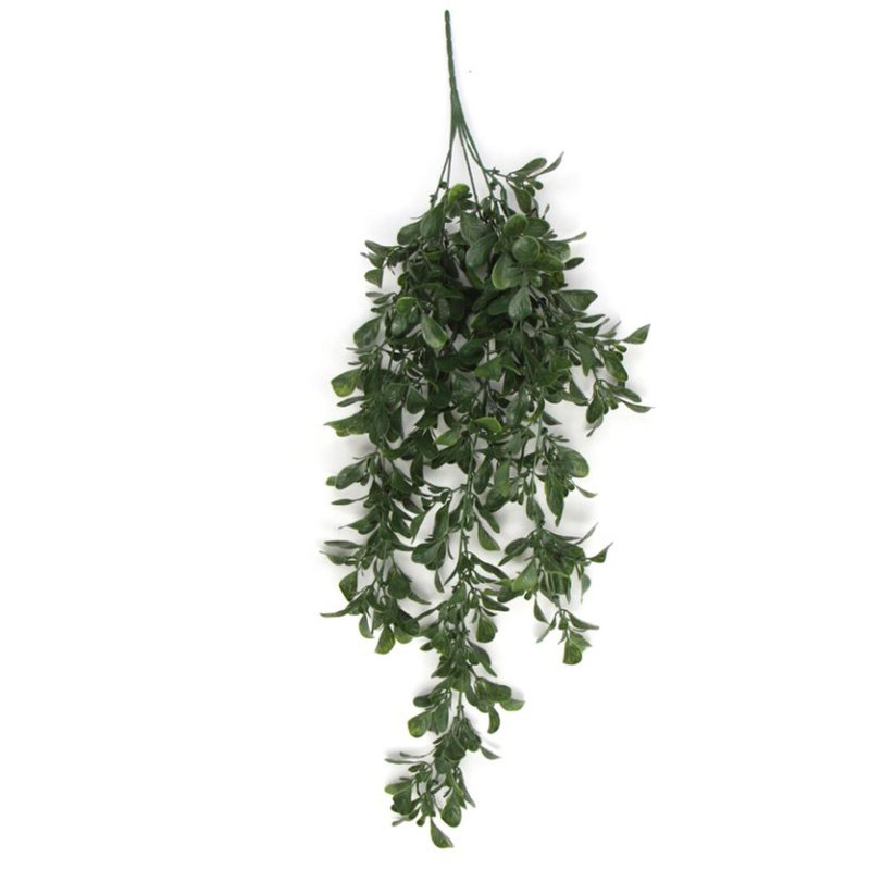Artificial Hanging Plants Fire / UV Resistant 68 cm H Faux Fern Plant