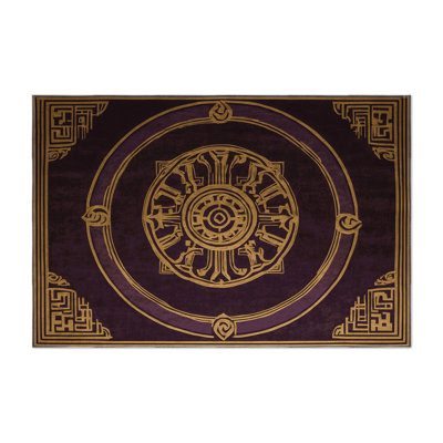 Aegis Ornament Indoor And Outdoor Area Rug