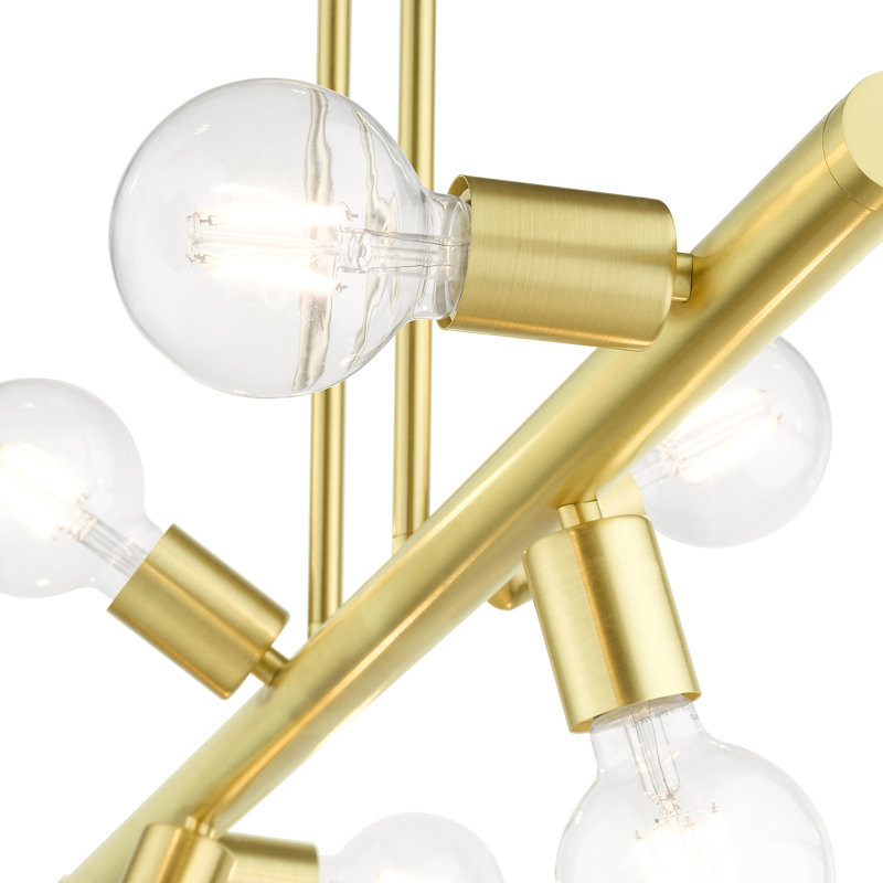 Berinhard 6 - Light Pendant, Satin Brass