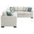 Radison Greige Upholstered Sectional Sofa