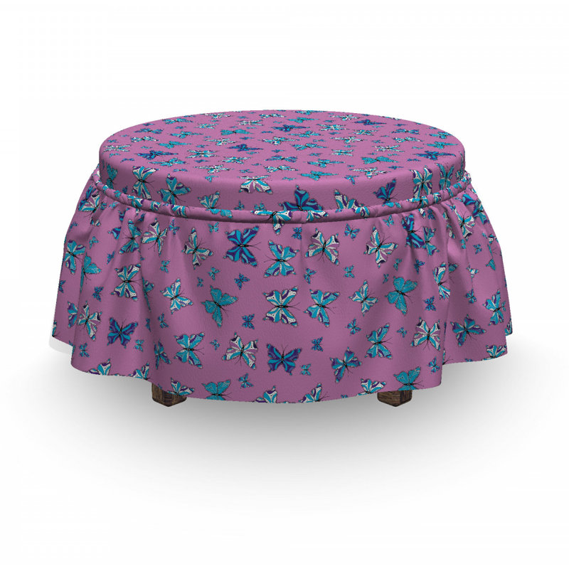 Box Cushion Ottoman Slipcover