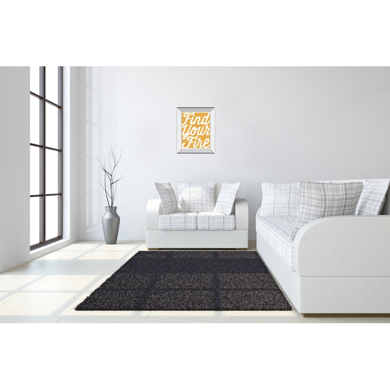 Art mural «Find Your Fire» - 22 po x 26 po - Cadre en miroir
