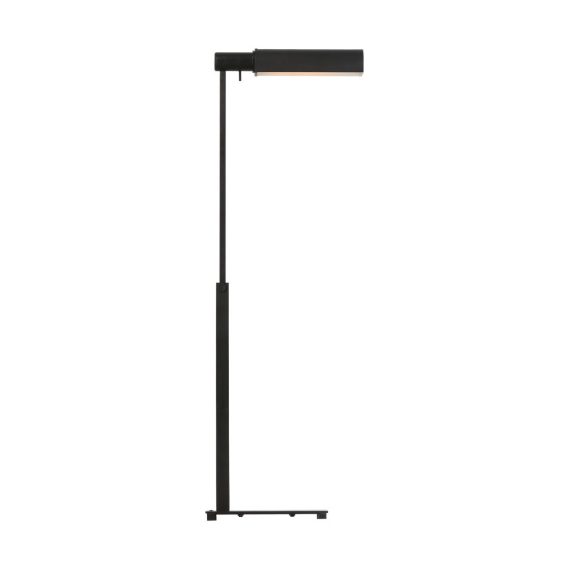 Leonard 43.5'' Aged Iron Task Floor Lamp