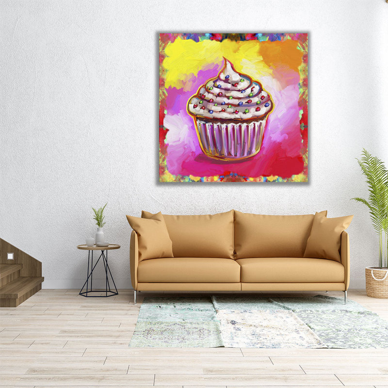 Cosmic Cupcake - reproduction d'art sur toile, H 20 po x l 20 po