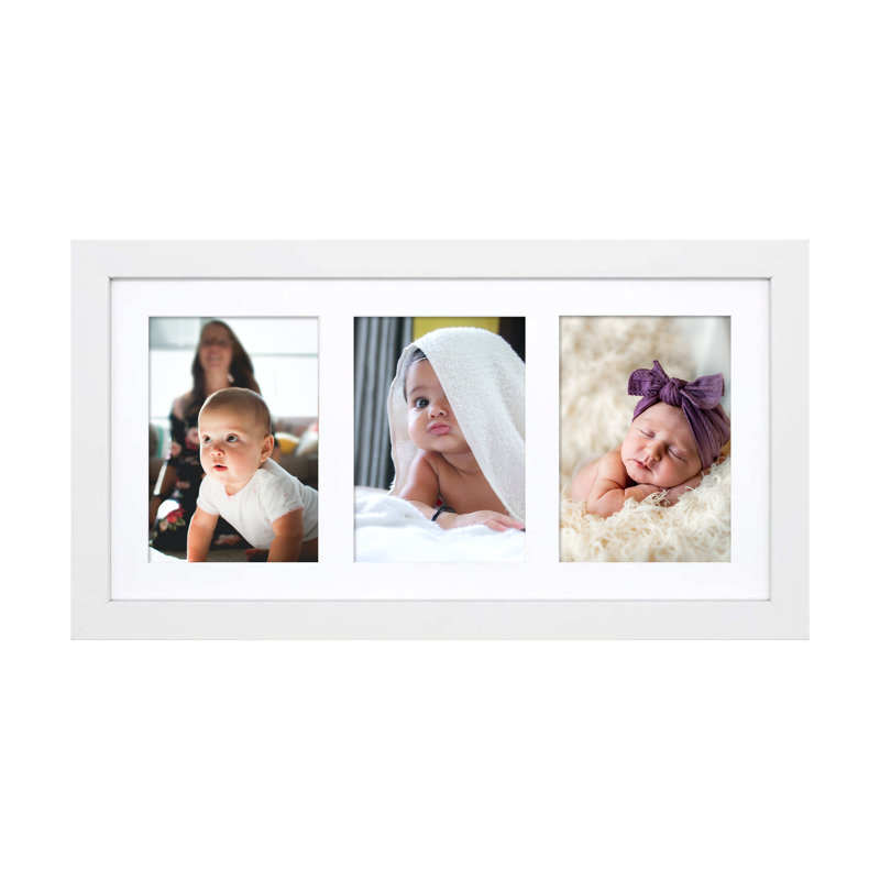 Lenoria 5x7 White Wood Picture Frame
