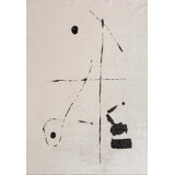 Mid Century Modern Abstract Opart Rug