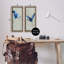 Ensemble de 2 toiles flottantes expressives avec oiseaux abstraits par Katie Swatland-2055291412-2055291410