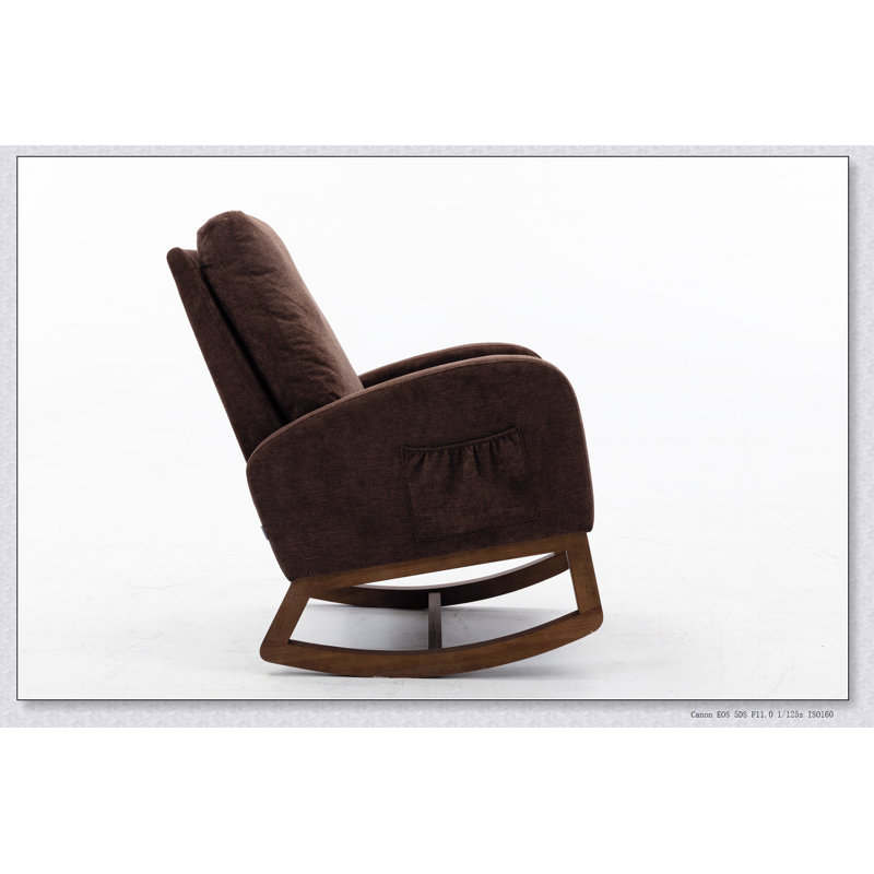 Chaise berçante confortable, Café
