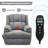 Aura Dual Motor Power Lift Recliner with Heat and Massage, Infinite Position, 180°Reclining, Sidepocket-1587505504