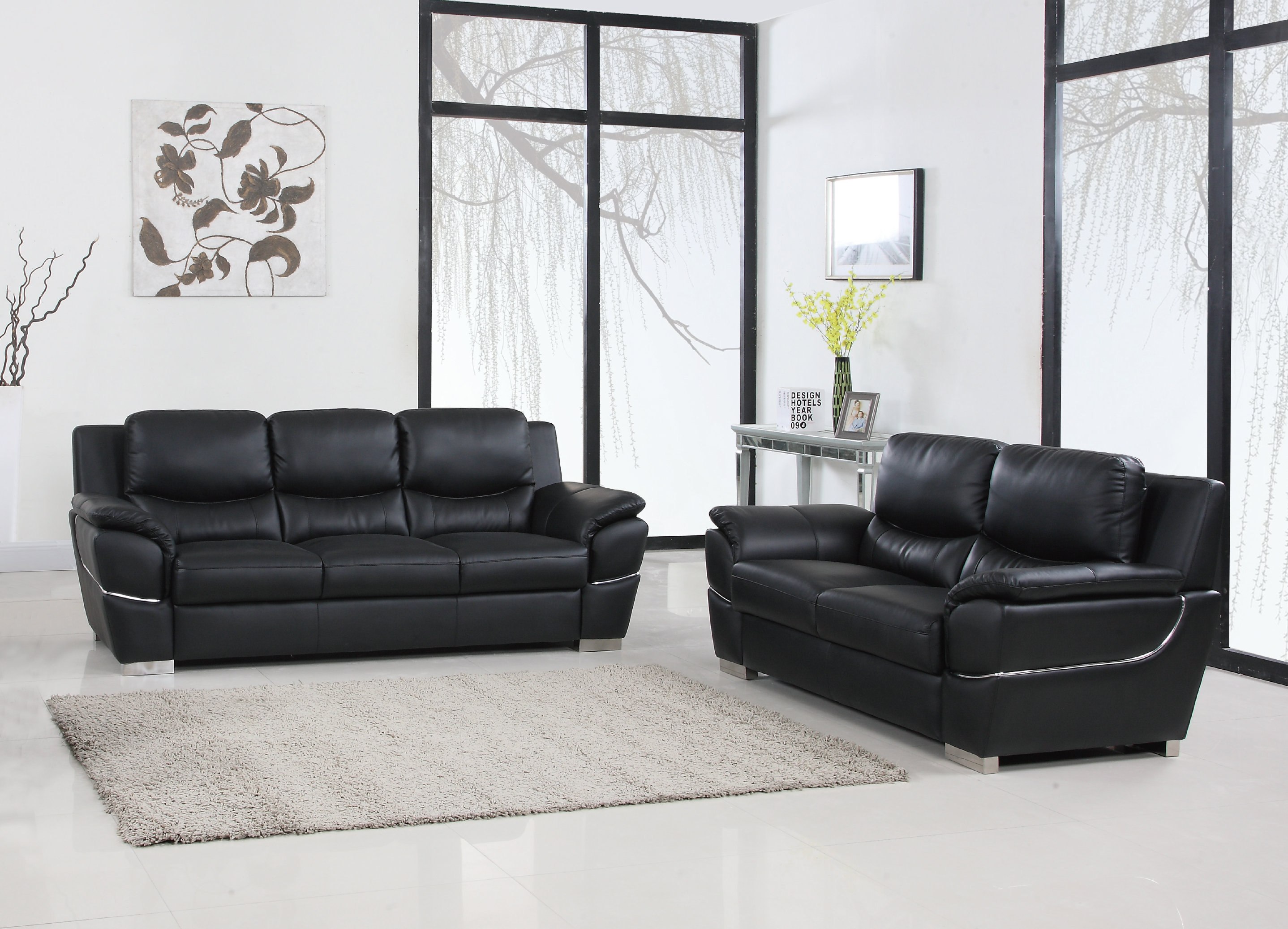Mayday 2 Piece Leather Living Room Set