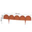 Pettit 22.098cm H x 50cm W Terracotta Plastic Lawn Edging