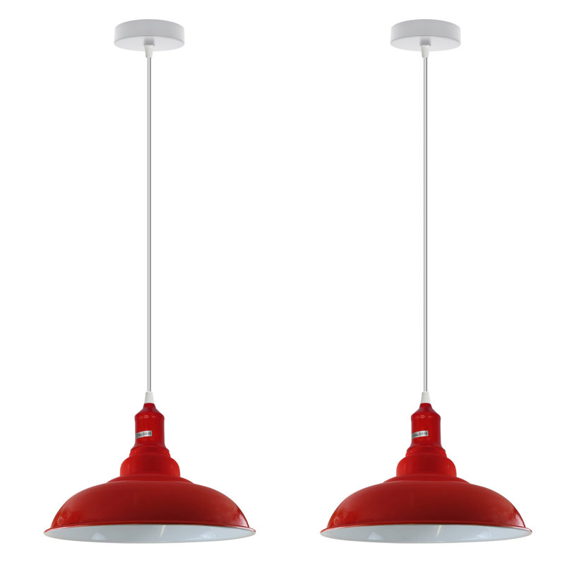 Adaria 1 - Light Dome Pendant, Red