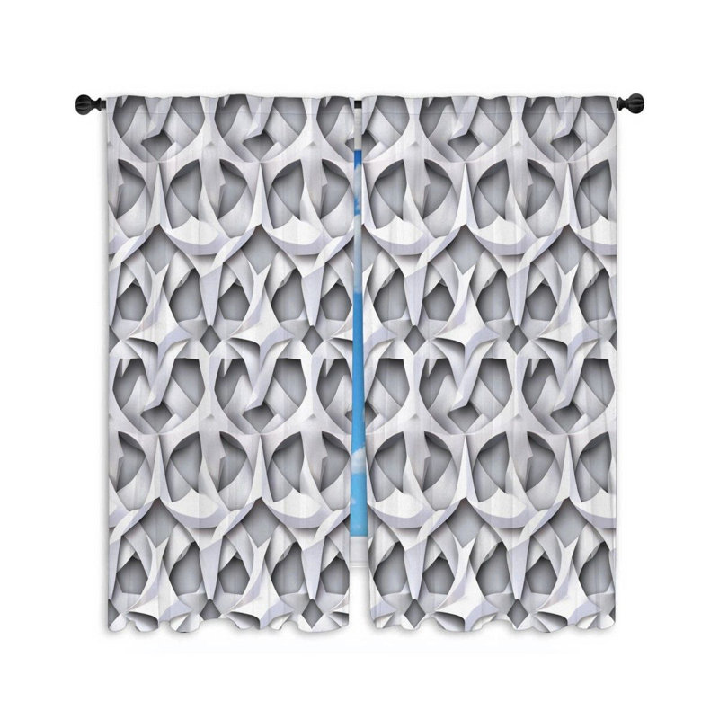 Paire de rideaux obscurcissant Makyah, L 20 po x L 54 po