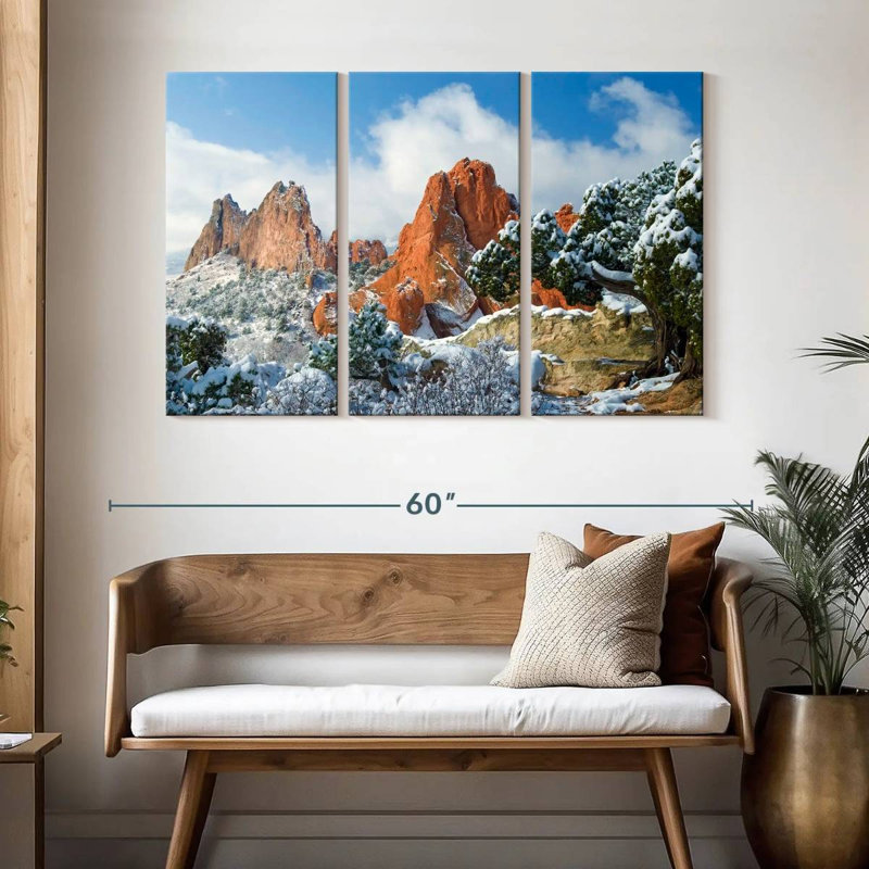Alvord Rocky Mountains Winter, 32" H x 50" W