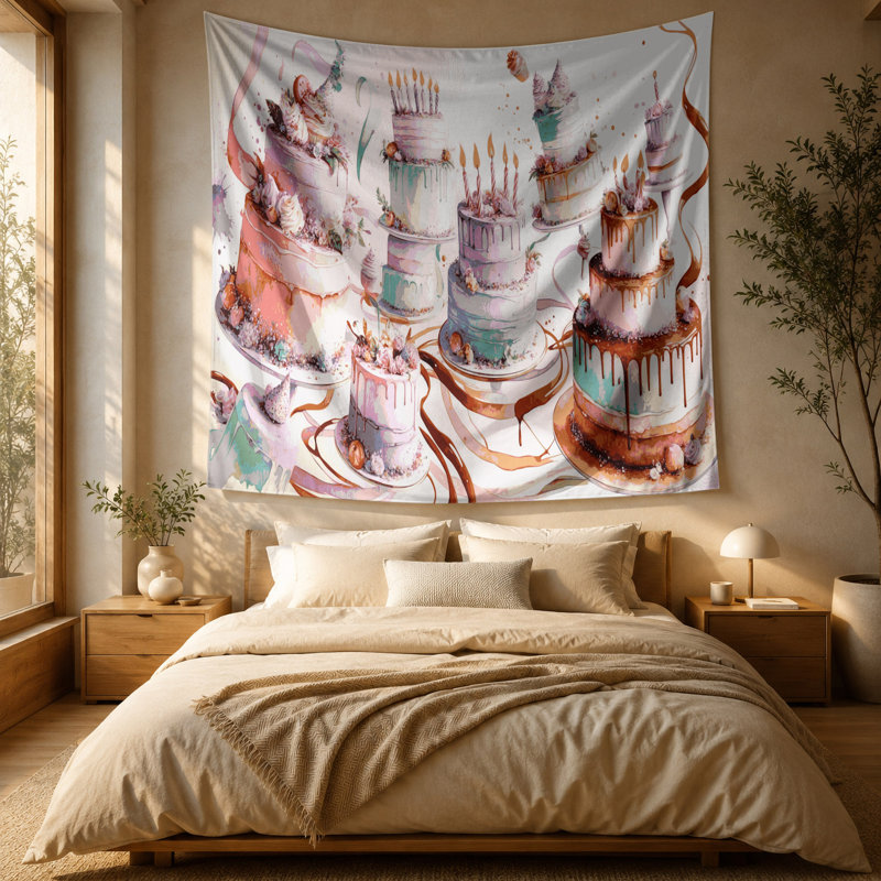 Tapisserie murale Desserts, 88 po x 104 po