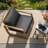 Cyrus Solid Wood Patio Lounge Chair With Black Cushion - Set of 2-1131834890