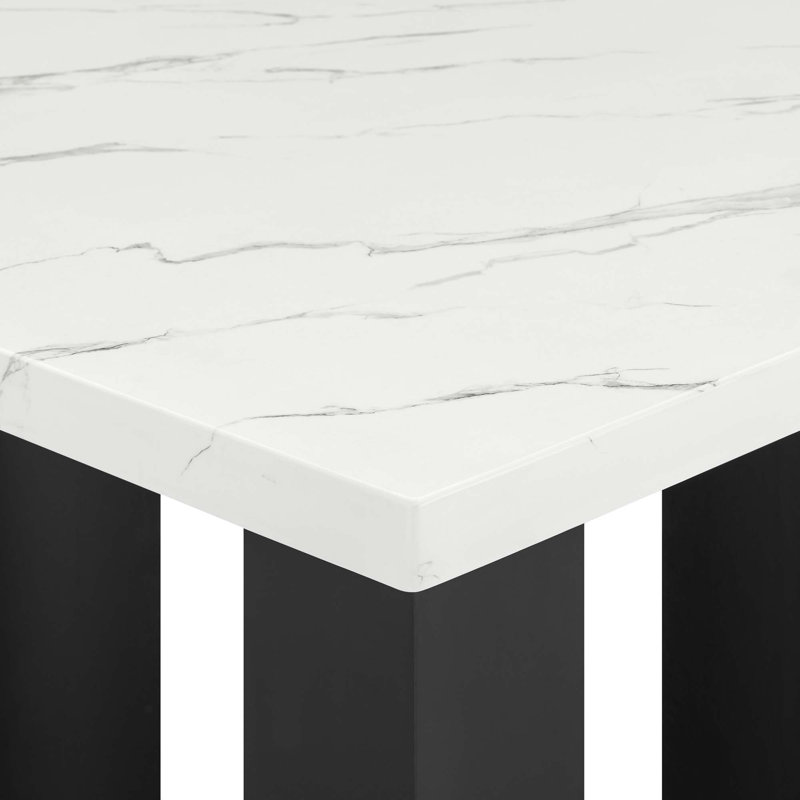Table de salle à manger à hauteur de comptoir 5PCS