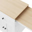 Îlot de cuisine 74,5 pouces avec table de salle à manger extensible, îlot de cuisine sur roulettes avec support à épices et 2 tiroirs, armoire 4 portes, pour la cuisine, la salle à manger-250836002