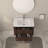 Wall Mounted Floating Bathroom Vanity With Sink